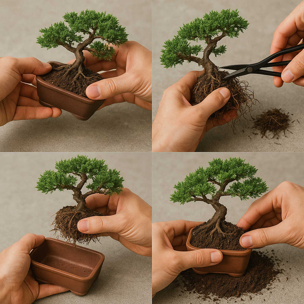 Repotting Bonsai